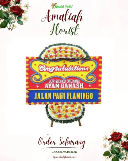 Sewa Papan Bunga Samator Ballroom Jakarta
