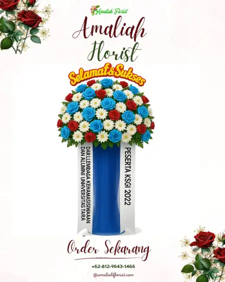 Standing Flowers Samator Ballroom Jakarta
